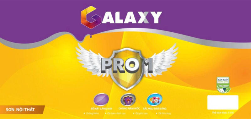 Sơn nội thất Galaxy Pro 1 siêu trắng trần cho không gian hiện đại